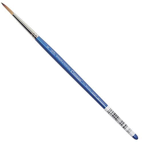 Winsor & Newton 5301005 Cotman Aquarell Synthetikhaar Pinsel - Serie 111 - Rundpinsel, kurzer Stiel mit exzellenter Sprungkraft, Farbtragekraft und Punktgenauigkeit - Nr. 5 - 3 mm von Winsor & Newton