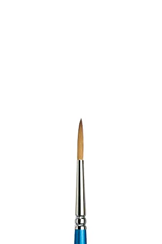 Winsor & Newton 5302005 Cotman Aquarell Synthetikhaar Pinsel - Serie 222 - Designerpinsel, Schlepperpinsel mit exzellenter Sprungkraft, Farbragekraft und Punktgenauigkeit, kurzer Stiel - Nr. 5-3 mm von Winsor & Newton