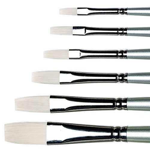 Winsor & Newton 5522008 Artisan Synthetikfaser - Pinsel mit Leistungsmerkmalen von Schweineborsten, robust und haltbar, perfekt für dickflüssige Öl - Farbe - Rundpinsel Nr. 8 von Winsor & Newton