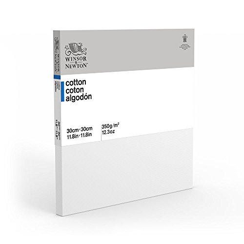 Winsor & Newton 6201062 - Keilrahmen " Classic " 3-fach grundiert 350 g/m², Leistendicke 19 mm, Baumwolle - 30 x 30 cm von Winsor & Newton