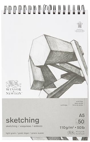 Winsor & Newton 6672001 Skizzenpapier, Extra Weiß, DIN A5 von Winsor & Newton