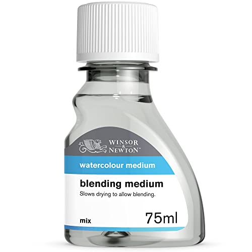 Winsor & Newton 2621760 Aquarell Trocknungsverzögerer für längere „nass-in-nass” Techniken mit Aquarellfarben - 75ml Flasche von Winsor & Newton