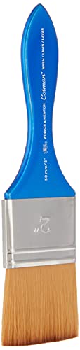 Winsor & Newton 5309150 Cotman Aquarell Synthetikhaar Pinsel exzellenter Sprungkraft, Farbtragekraft und Punktgenauigkeit - Verwaschpinsel 50mm von Winsor & Newton