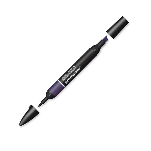 Winsor & Newton " ProMarker " 0203290 - Professioneller Layoutmarker - 2 Spitzen, fein & breit für Zeichnungen, Design & Layouts - Aubergine von Winsor & Newton