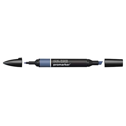 Winsor & Newton " ProMarker " 0203401 - Professioneller Layoutmarker - 2 Spitzen, fein & breit für Zeichnungen, Design & Layouts - Mitternachtsblau von Winsor & Newton