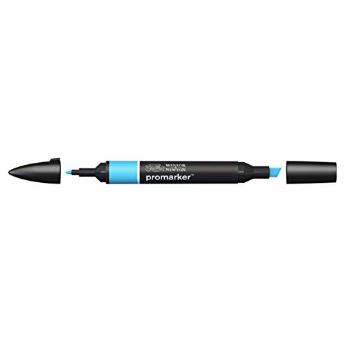 Winsor & Newton " ProMarker " 0203621 - Professioneller Layoutmarker - 2 Spitzen, fein & breit für Zeichnungen, Design & Layouts - Himmelblau von Winsor & Newton