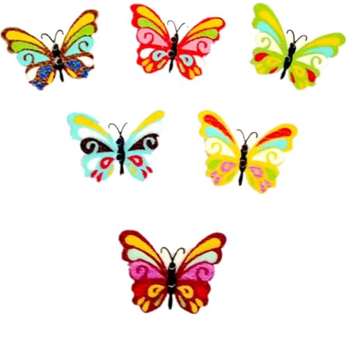 Wisafory 100 Stück Holzknöpfe Schmetterling Knöpfe Bunte Handmade Kinderknöpfe Zweilochknöpfe Gemischte Farben Holz Schmetterlingsknöpfe Dekorative Bastelknöpfe für DIY Nähen Basteln Stil 1 von Wisafory