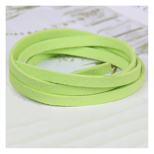 Wisafory 5 Stücke 1 M Lederband 5mm Breit Lederschnur Kunstleder Schnur Faux Wildleder Schnur Bunte für DIY Armband Halskette Schmuckherstellung Handwerk Kissendekoration Smaragdgrün von Wisafory