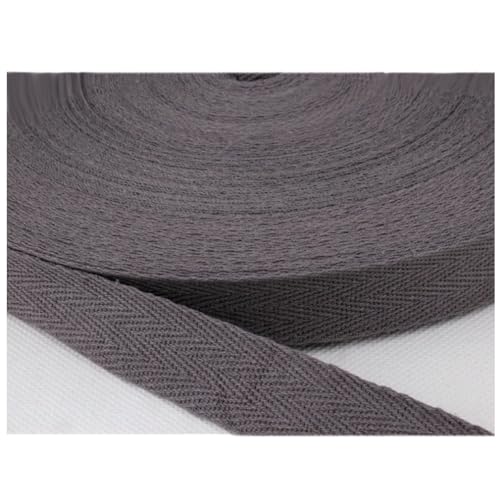 Wisafory 50 Yards Baumwoll Schrägband Twill Band Gurtband Köperband Nahtband Seidenbänder Baumwollband Stoffband Bänder zum Basteln Baumwollschrägband für DIY Nähen Handwerk 33# 1cm von Wisafory