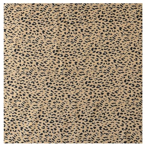 Wisafory Leoparden Stoff Meterware Patchwork Stoffe Paket Leopardenmuster Dekostoff Nähstoffe Polsterstoff Kleiderstoff Stoffbündel Quiltstoffe für DIY Handwerk Nähen Deko 100 * 150cm 5# von Wisafory