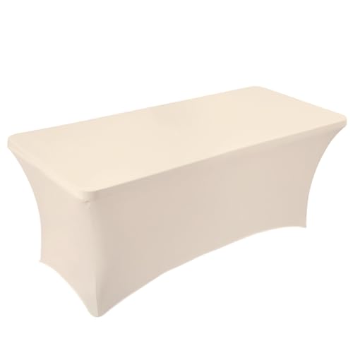 Wisafory Tischdecke Elastische Tischhussen Tischabdeckung Tischtuch Rechteckige Stretch Tischdecke Tischcover Hussen Dekoration für Hochzeit Bankett Events Party Champagner 122x60x76cm Wisafory Tischdecke Elastische Tischhussen Tischabdeckung Tischtuch Rechteckige Stretch Tischdecke Tischcover Hussen Dekoration für Hochzeit Bankett Events Party Champagner 122x60x76cm von Wisafory