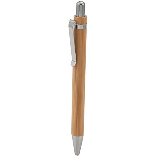 Wissupo 100 StüCk/Los Bambus Kugelschreiber Stift Stift BüRo & Schul Bedarf Stifte & Schreiben ZubehöR Geschenke-Schwarze Tinte von Wissupo