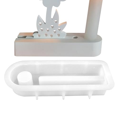 Baum-Kerzenhalter-Form, Silikon-Teelichthalter, leicht zu lösen, Gießformen für Kerzenständer, Ambientebeleuchtung, Tischdekoration und Outdoor-Dekoration von Wisylizv
