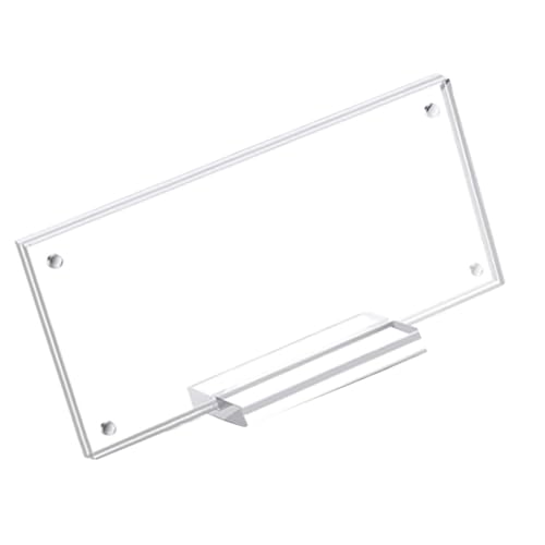 Klarer Acryl Geldscheinhalter Papiergeld Präsentationsrahmen Transparenter Währungshalter Währungsticket Schutz Transparente Vitrine von Wjsdsg