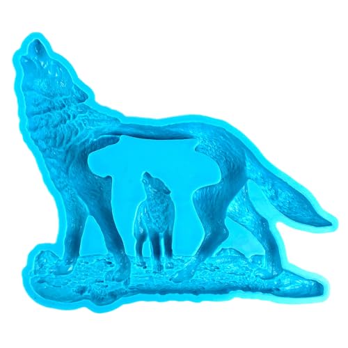 Wandkunst Silikonformen Wald Wolf Epoxidharz Gussformen Für Handwerk Wandbehänge Tierform Dekoration Outdoor von Wjsdsg