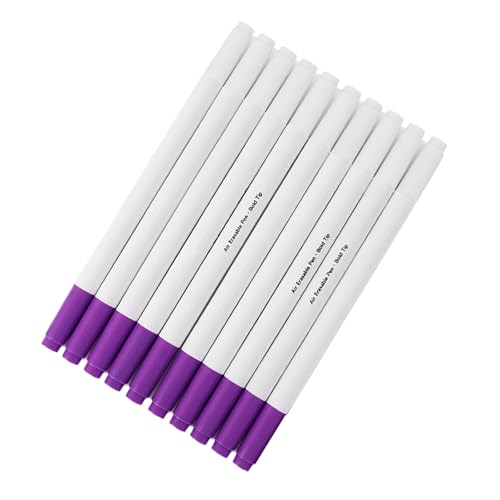 Wjsdsg 10 Stück Wasserlöslicher Stift Löschbarer Markierungsstift Waschbarer Stoffmarker Stoffmarkerstifte Für Temporäre Markierungen von Wjsdsg