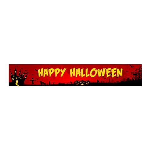 Wjsdsg Fröhlicher Halloween Fledermaus Druck Zum Aufhängen Für Schild Party Hintergrund Pull FL von Wjsdsg