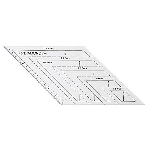 Wjsdsg Transparentes Quilt Näh Patchwork Lineal Messvorlage Sechseck Handgefertigt Schneiderbedarf von Wjsdsg