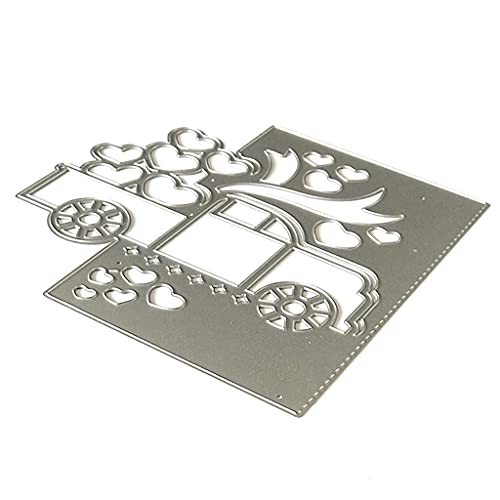 Wjsdsg Valentinstag Herz Auto Metall Stanzformen Schablone Scrapbooking Album Karte von Wjsdsg