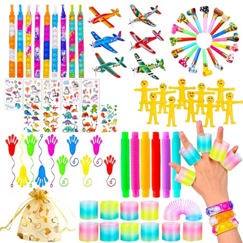 Wleozys Party Mitgebsel Kindergeburtstag, Party Gastgeschenke Kinder Party Spielzeug Pinata Party Favor Set für Junge und Mädchen Geburtstag Gastgeschenke (Gemischte Stil) von Wleozys