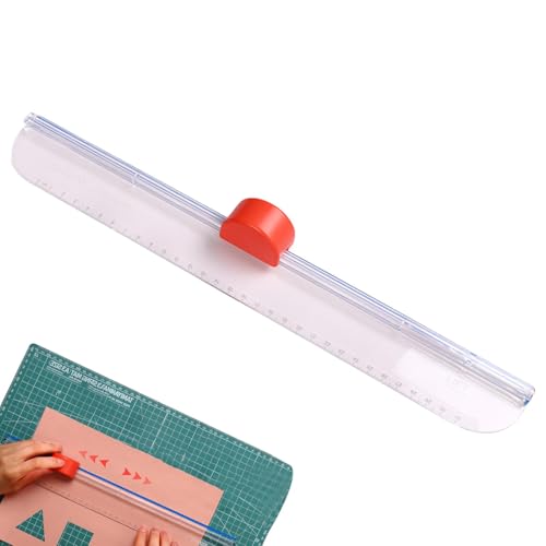 Wlikmjg Papierschneider, gerader Papierschneider | Art Crafting Trimmer,Sicherer Papierschneider, Positionierungspapierschneider für Fotos, Karten, Gutscheine, Papier von Wlikmjg