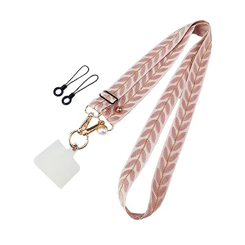 Handy Lanyard Crossbody Hängende Kette Damen Perlenkette Verstellbarer Gurt Ersatz Verlust von Wmool