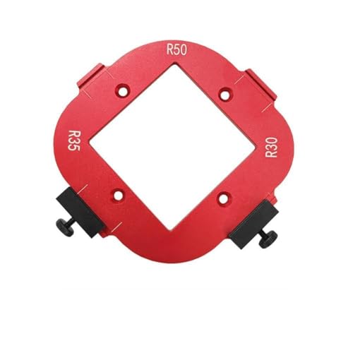 Wmool 4-in-1 Bogenwinkel-Positionierungsschablone, Eckradiusvorrichtung, Fräserschablone, wiederverwendbare Positionierung, präzise Aluminium-Messung, von Wmool