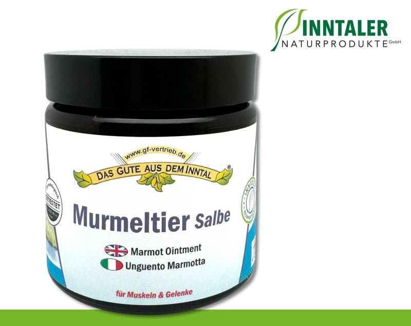 110 Ml Murmeltier Salbe Im Glastiegel Für Muskeln Und Gelenke Inntaler Naturprodukte von WohnkultDeko