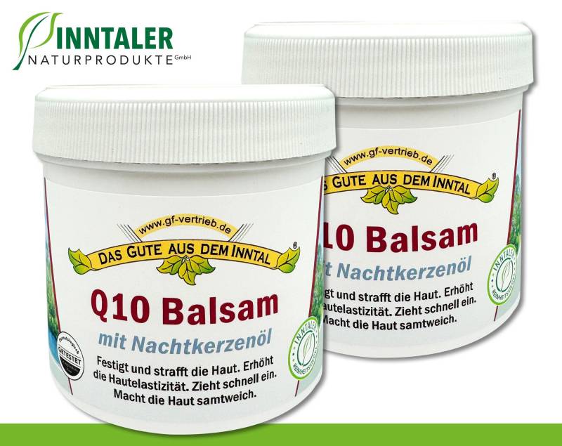 2 X 200 Ml Q10 Balsam Mit Nachtkerzenöl Zieht Schnell Ein Strafft Kräftigt Inntaler Naturprodukte von WohnkultDeko