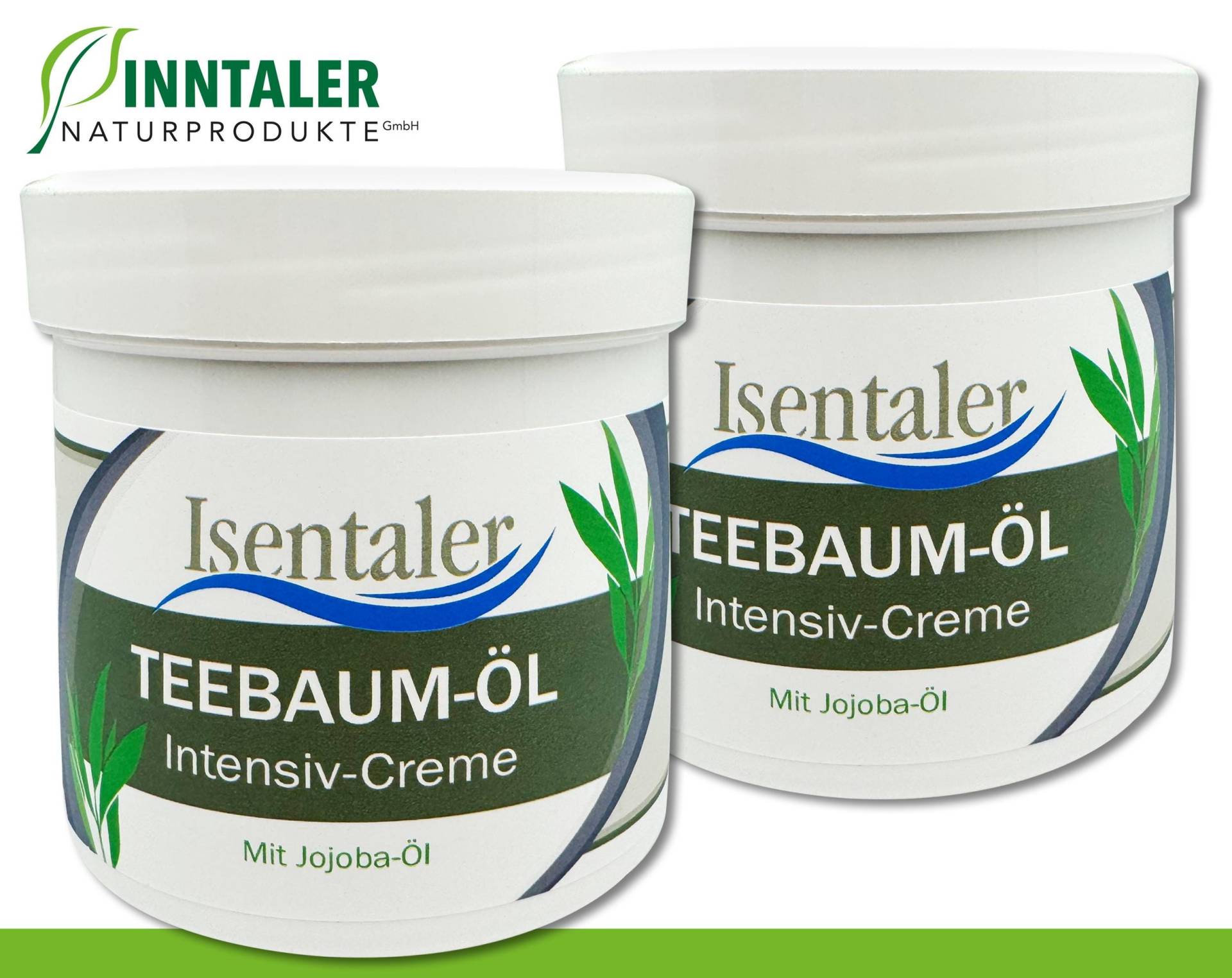 2 X 250 Ml Isentaler Teebaum-Öl Intensiv-Creme Mit Jojoba-Öl Inntaler Naturprodukte von WohnkultDeko