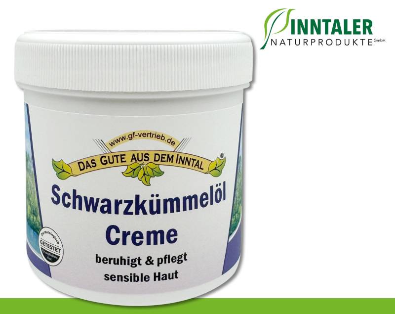 200 Ml Schwarzkümmelöl Creme Beruhigt Und Pflegt Sensible Haut Inntaler Naturprodukte von WohnkultDeko