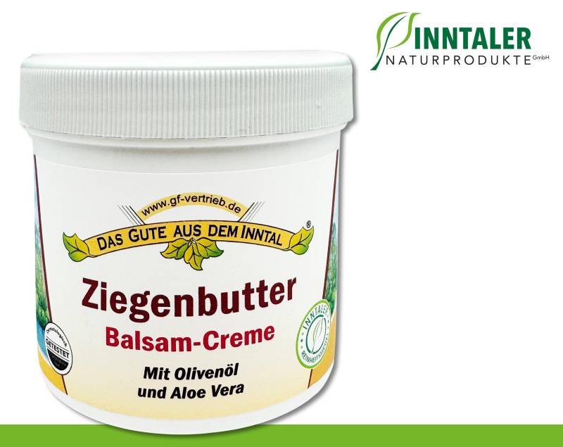 200 Ml Ziegenbutter Balsam-Creme Olivenöl Aloe Vera Trockene Haut Inntaler Naturprodukte von WohnkultDeko