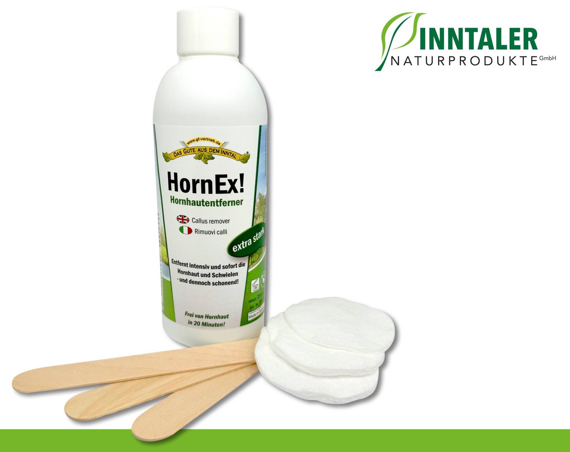 250 Ml Hornex Hornhautentferner Extra Stark Entfernt Intensiv Und Sofort Inntaler Naturprodukte von WohnkultDeko