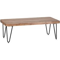 WOHNLING Couchtisch Massivholz akazie 115,0 x 60,0 x 40,0 cm von Wohnling