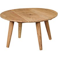 WOHNLING Couchtisch Massivholz akazie 75,0 x 75,0 x 40,0 cm von Wohnling