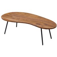 WOHNLING Couchtisch Massivholz sheesham 122,0 x 63,0 x 36,0 cm von Wohnling