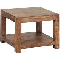 WOHNLING Couchtisch Massivholz sheesham 60,0 x 60,0 x 45,0 cm von Wohnling