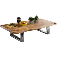 WOHNLING Couchtisch Massivholz akazie 115,0 x 58,0 x 25,0 cm von Wohnling