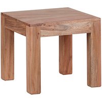 WOHNLING Couchtisch Massivholz akazie 45,0 x 45,0 x 40,0 cm von Wohnling