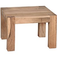 WOHNLING Couchtisch Massivholz akazie 60,0 x 60,0 x 40,0 cm von Wohnling