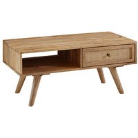 WOHNLING Couchtisch Massivholz mango 90,0 x 45,0 x 40,0 cm von Wohnling