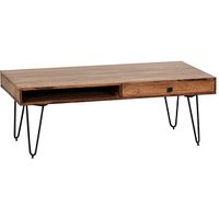 WOHNLING Couchtisch Massivholz sheesham 110,0 x 60,0 x 40,0 cm von Wohnling