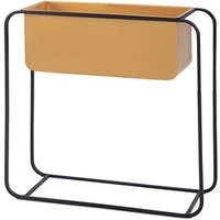 WOHNLING Pflanzenständer Metall gold rechteckig 60,0 x 60,0 cm von Wohnling