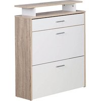 WOHNLING Schuhschrank, WL1.794 sonoma-eiche 3 Fachböden 80,0 x 24,0 x 95,0 cm von Wohnling