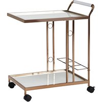 WOHNLING Servierwagen gold 67,0 x 45,0 x 80,0 cm von Wohnling