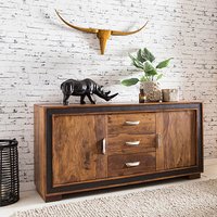 WOHNLING Sideboard, WL5.193 sheesham 160,0 x 44,0 x 80,0 cm von Wohnling