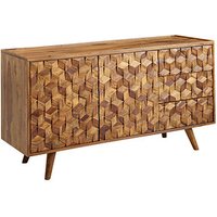 WOHNLING Sideboard, WL6.563 sheesham 138,0 x 45,0 x 76,0 cm von Wohnling