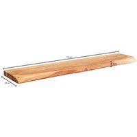 WOHNLING Wandboard akazie 115,0 x 25,0 x 4,0 cm von Wohnling