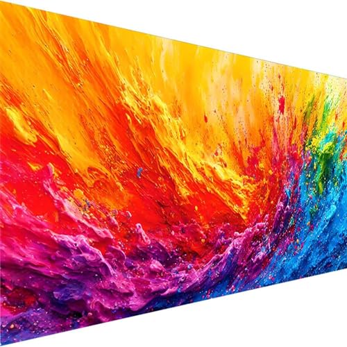 Malen Nach Zahlen Abstrakt Malen Nach Zahlen Erwachsene, Malen Nach Zahlen Kinder Ohne Rahmen mit Pinsel und Acrylfarben, Bastelset Erwachsene, Geschenke und Home Wand Dekor (40x80cm)Graffiti 3-T von Wohoaqig