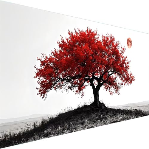 Malen Nach Zahlen Erwachsene, Painting By Numbers Baum Des Lebens, DIY Malen Nach Zahlen Kinder Pflanze Leinwand Ölgemälde Set, für Home Wand Dekoration und Geschenke.(Ohne Rahmen) 80x160cm 4-J von Wohoaqig